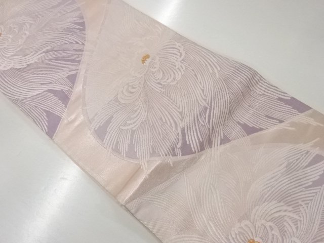 JAPANESE KIMONO / RANDIKU PATTERN WOVEN FUKURO OBI